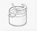 Miešanie mrazených produktov — ilustrácia kategórie použitia UNI-MASZ